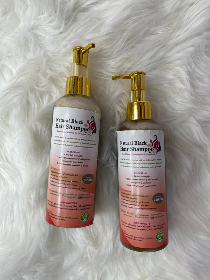 Natural black shampoo